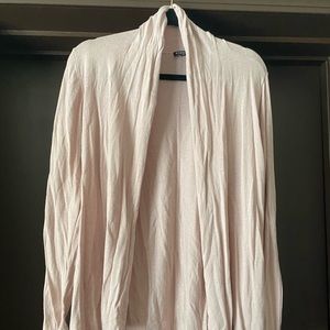 XL Express pale pink long sleeve cardigan